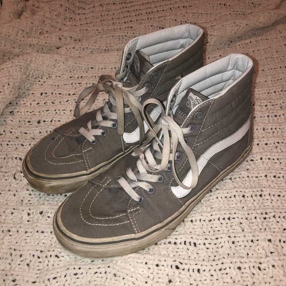 Women’s grey high top vans - Picture 2 of 5